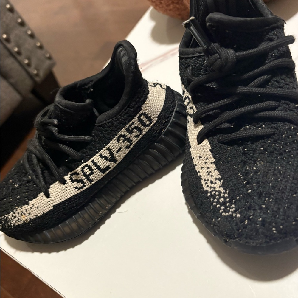 Yeezy Boost 350 V2 in Black and Cream